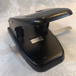 Office Depot 2 Hole Black Paper Punch
